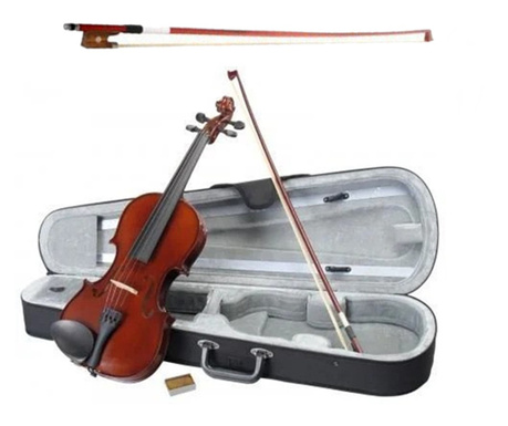 Класическа дървена цигулка 3/4 IdeallStore, два лъка, включена пета