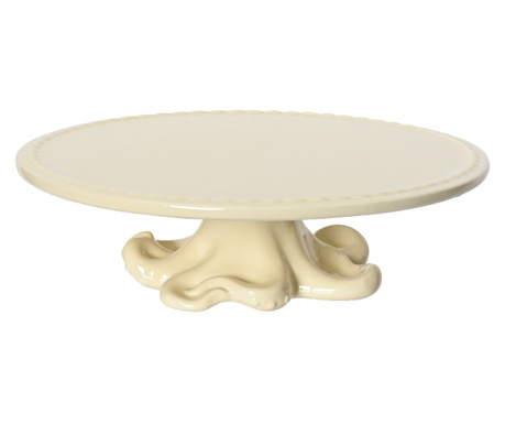 Platou ceramica, picior meduza, 27 cm