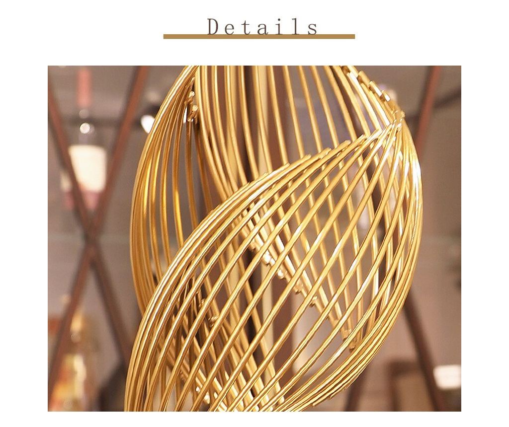 Decoratiune de masa, metalica, Infinity S, 14x14x46cm, Auriu/Negru - 5