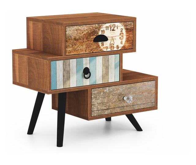 Cabinet Mezo KM-1-E20, multicolor