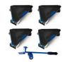 Set 5 piese sistem mutare mobila, Tagred TA4046, greutatea suportata 300kg