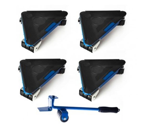 Set 5 piese sistem mutare mobila, Tagred TA4046, greutatea suportata 300kg