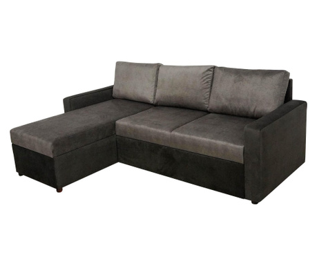 Coltar extensibila, Sani Concept corner, 218 x 153 x 80 cm, Maro-bej