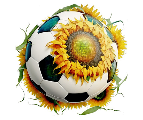 Sticker decorativ, Minge Fotbal, 60 cm, 8917ST