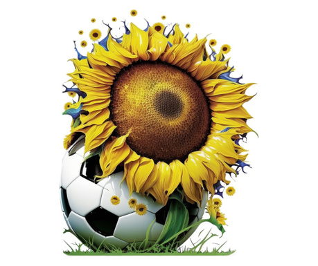 Sticker decorativ, Minge Fotbal, 74 cm, 8917ST-2