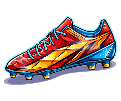 Sticker decorativ, Adidas Crampoane Fotbal, 89 cm, 8977ST-2