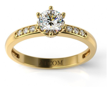 Годежен пръстен от жълто злато модел Nixon