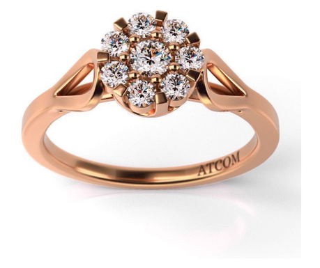 Годежен пръстен Kamarad от розово злато