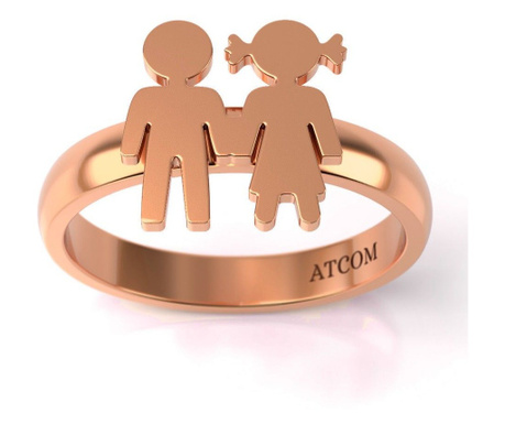 Годежен пръстен от розово злато Family Fratiori модел