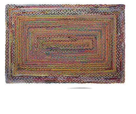 Covor DKD Home Decor Brown Multicolor Jute Cotton (120 x 180 x 1 cm)