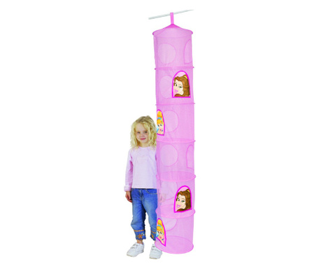 Детска висяща етажерка за играчки Disney Принцесите, 178х30 см