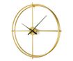 Ceas decorativ de perete, Elegance, diametru 94cm, Auriu/Negru