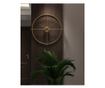 Ceas decorativ de perete, Elegance, diametru 94cm, Auriu/Negru