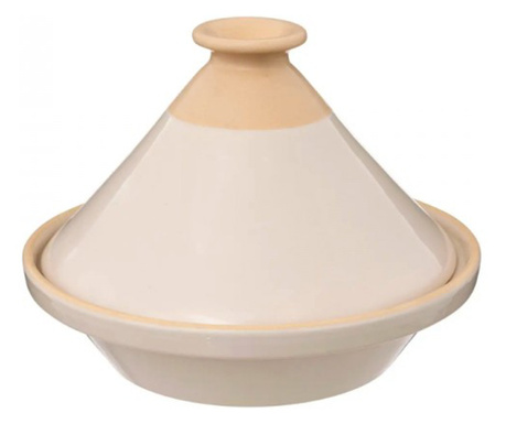 Vas tajine din ceramica, Asma Beige, 27 cm