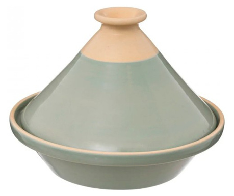 Vas tajine din ceramica, Asma Green, 27 cm