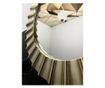 Oglinda decorativa Belle, rotunda, rama polirasina bronz, diametru 65cm