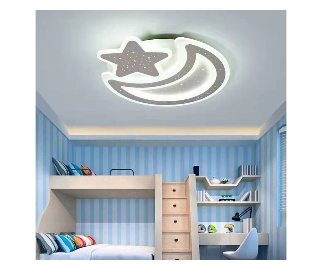Lustra LED RFAN, Model C105-300, 3 Tipuri De Lumina, 100W, Alb - 2