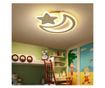 Lustra LED RFAN, Model C105-300, 3 Tipuri De Lumina, 100W, Alb