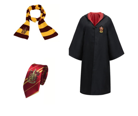 Harry Potter jelmez KidMania sállal és nyakkendővel 10-12 éves gyerekeknek 145 cm