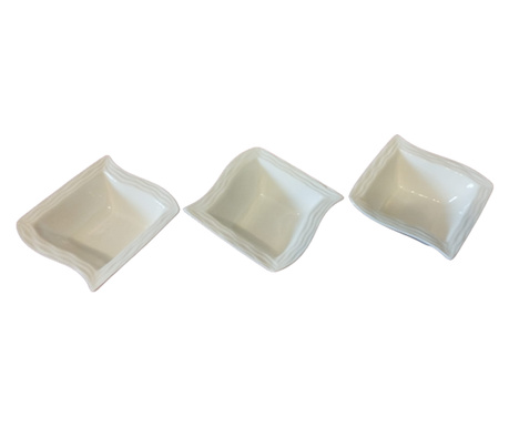 Set 3 Bucati Bol - Sosiera din Ceramica Diametru 12 cm G Glixicom®