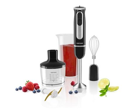 Blender vertical, VERTENZ, 800W, 8 trepte de viteza, accesorii