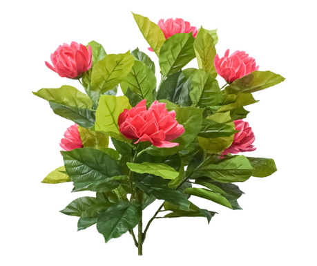 Floare artificiala fara ghiveci, Naimeed D5630, 90x67 cm, Rosu