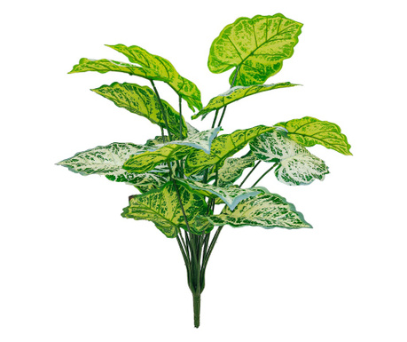 Planta artificiala, Syngonium fara ghiveci, Naimeed D5634, 70x60 cm, Alb