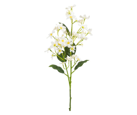 Floare artificiala flori albe, 63 cm