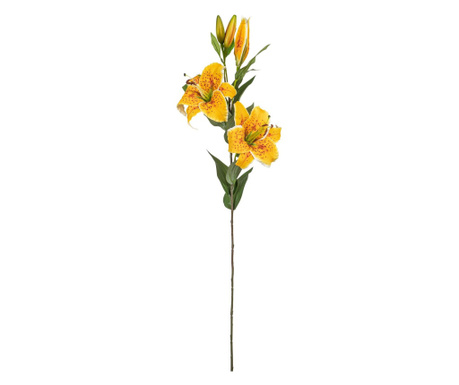 Floare artificiala Crin, galben, 85 cm