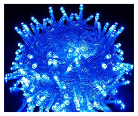 Karácsonyi telepítés lineáris, kék, 24 m, 300 LED, 5883B