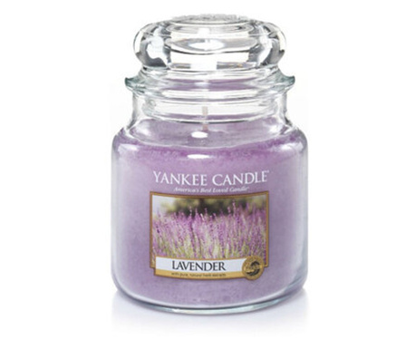 Свещ Yankee Candle, Lavender, Среден Буркан