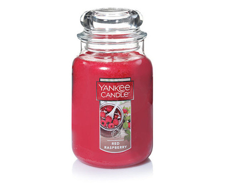 Свещ Yankee Candle, Red Raspberry, Среден Буркан