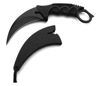 Noćni nož Karambit, IdeallStore®, 19 cm, crna