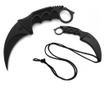 Noćni nož Karambit, IdeallStore®, 19 cm, crna