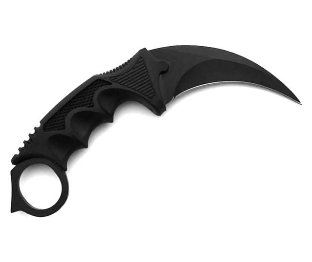 Noćni nož Karambit, IdeallStore®, 19 cm, crna
