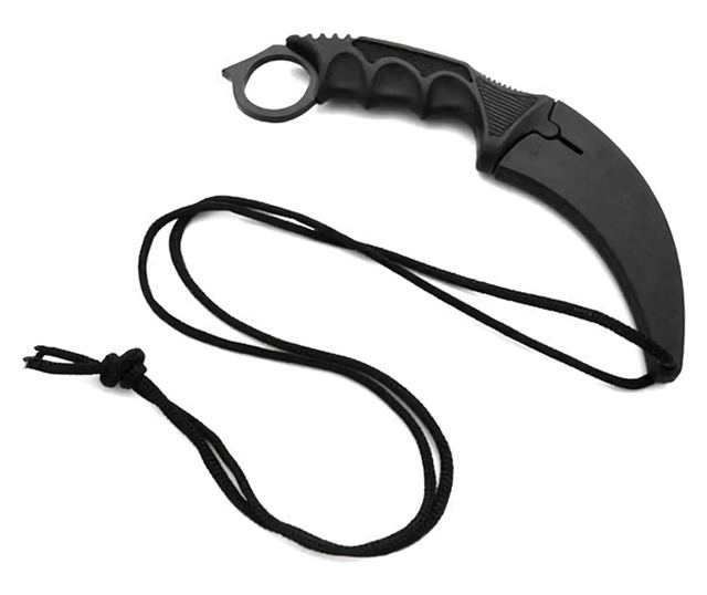 Noćni nož Karambit, IdeallStore®, 19 cm, crna