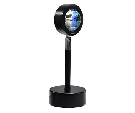 Lampa cu Lupa Proiecție MRG M671, USB, rotire 180 grade, Apus de Soare