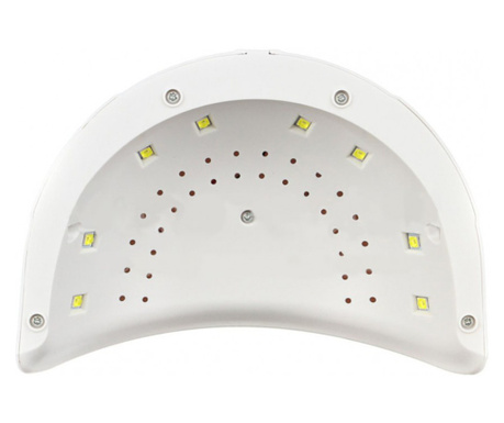 Lampa Unghii UV Led MRG MK2, 24w, 8 LED, Temporizator, Portabila