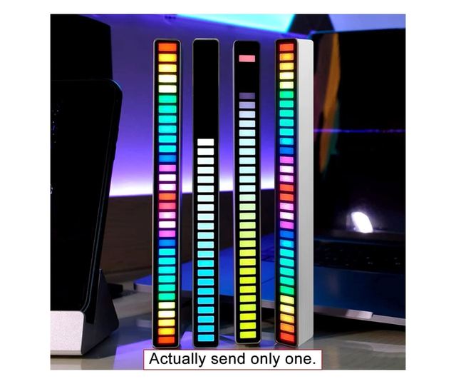 Led Bar RGB MRG MD08 , VU Meter, 32 LED RGB Pentru Masina Casa - Vivre