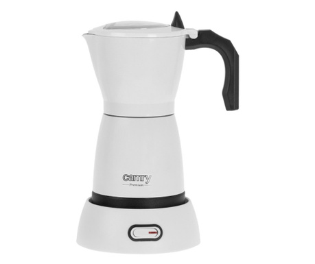 Електрическа кубинска кафеварка Camry CR 4415W, 480 W, 300ml, 6 ч, Автоматично изключване, Черен