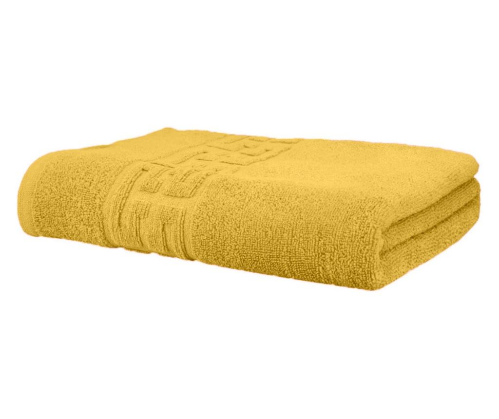 Prosop de fata 550 g/mp din bumbac 100%, dublu fir, Soft, Galben, 50/90 cm Sofi 50x90 cm - 5