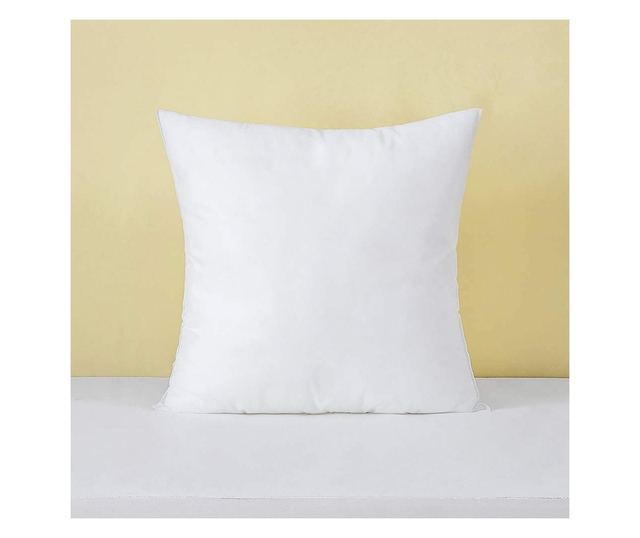Perna antialergica cu umplutura din puf siliconizat si fata din bumbac 100%, 40x40 cm Sofi 40x40cm