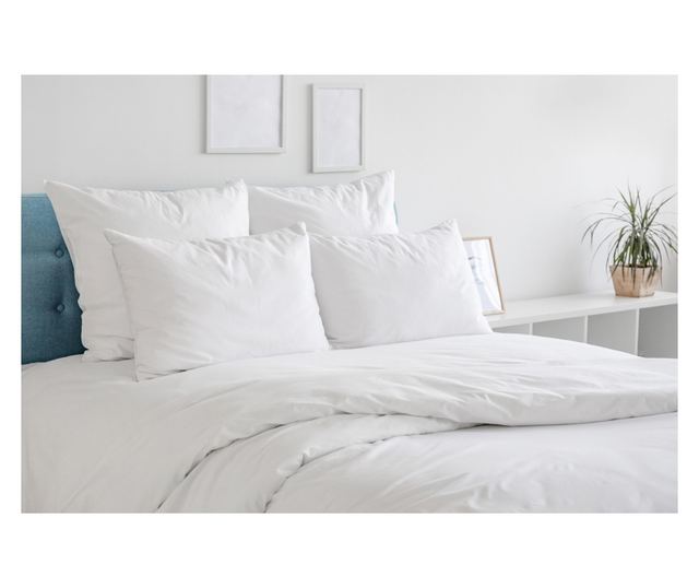 Sofi 100% mercerizált pamut lepedő, sűrűsége 120 g/m2, fehér, 240/260 cm 240x260 cm