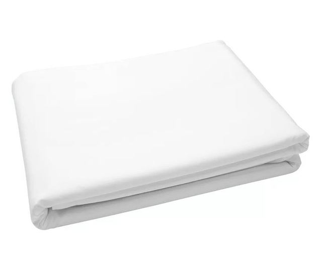 Husa pilota din bumbac mercerizat 100%, densitate 120 g/mp, Alb, 140/210cm Sofi 140/210cm