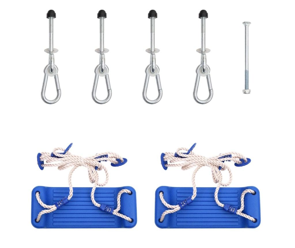 2 db kék polietilén hinta kötéllel 37 x 15 cm - 2