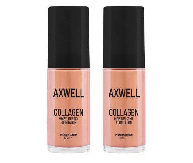 SkinPerfection Axwell by Verilaria Premium Edition hidratáló alapozó, kollagén, No .3 - Sötét, 30ml