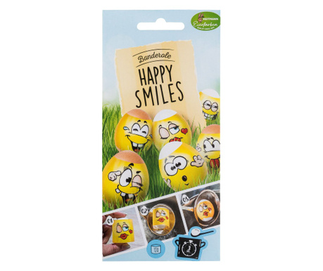 Heitmann великденски бандероли за яйца Happy Smiles, 12 броя