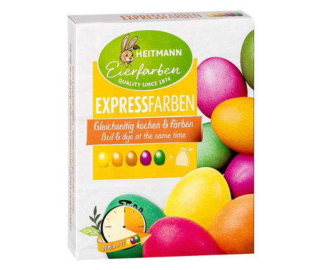Heitmann боя за яйца, Експресно оцветяване