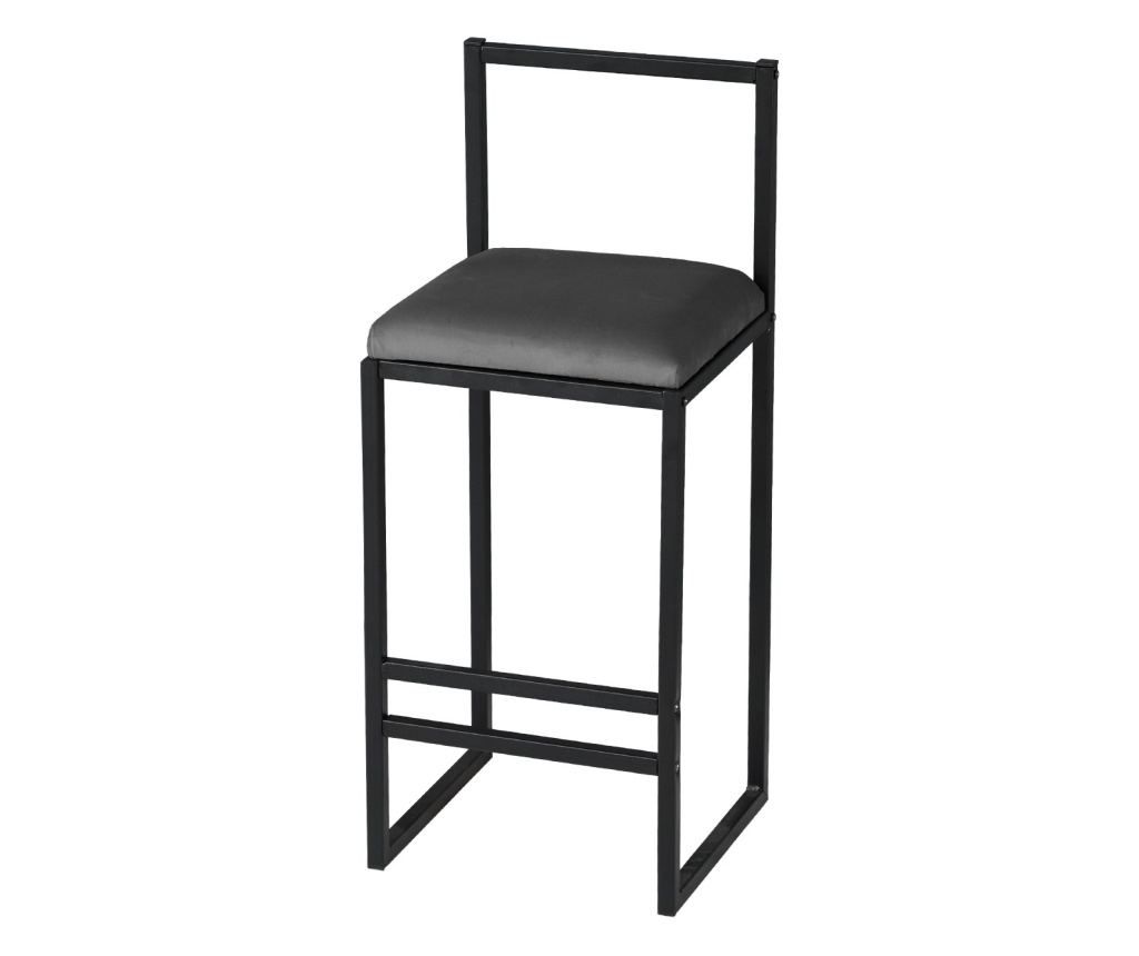 Set masa de bar si taburete (5 piese), Nordic - Fume - 4