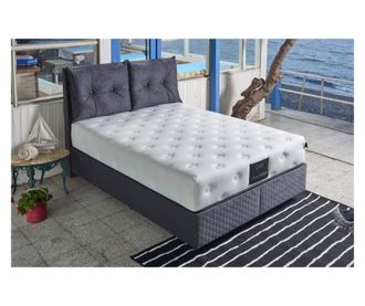 Madrac, Bijela boja, Visco Fusion 160x200 cm Double Size Memory Foam and Pocket Spring Luxury Soft Mattress
